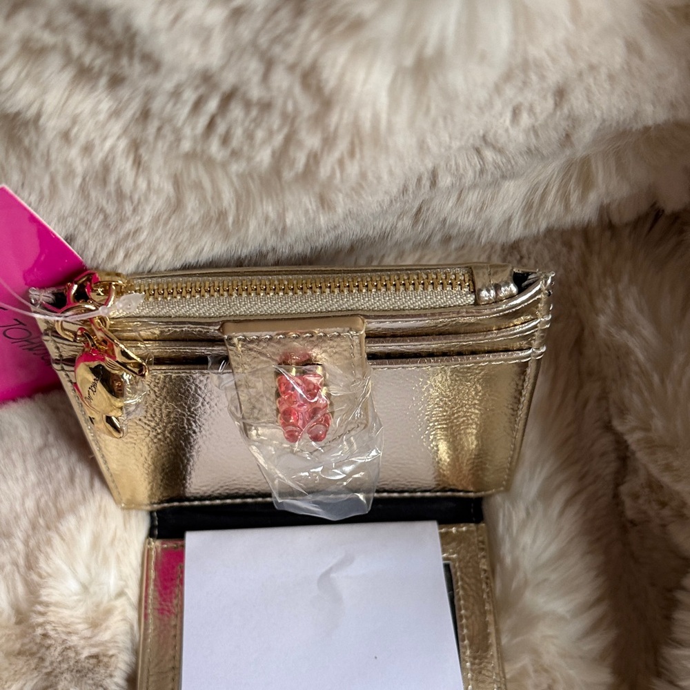 Betsey Johnson Gold Wallet with Candy Accents - Picture 4 of 5